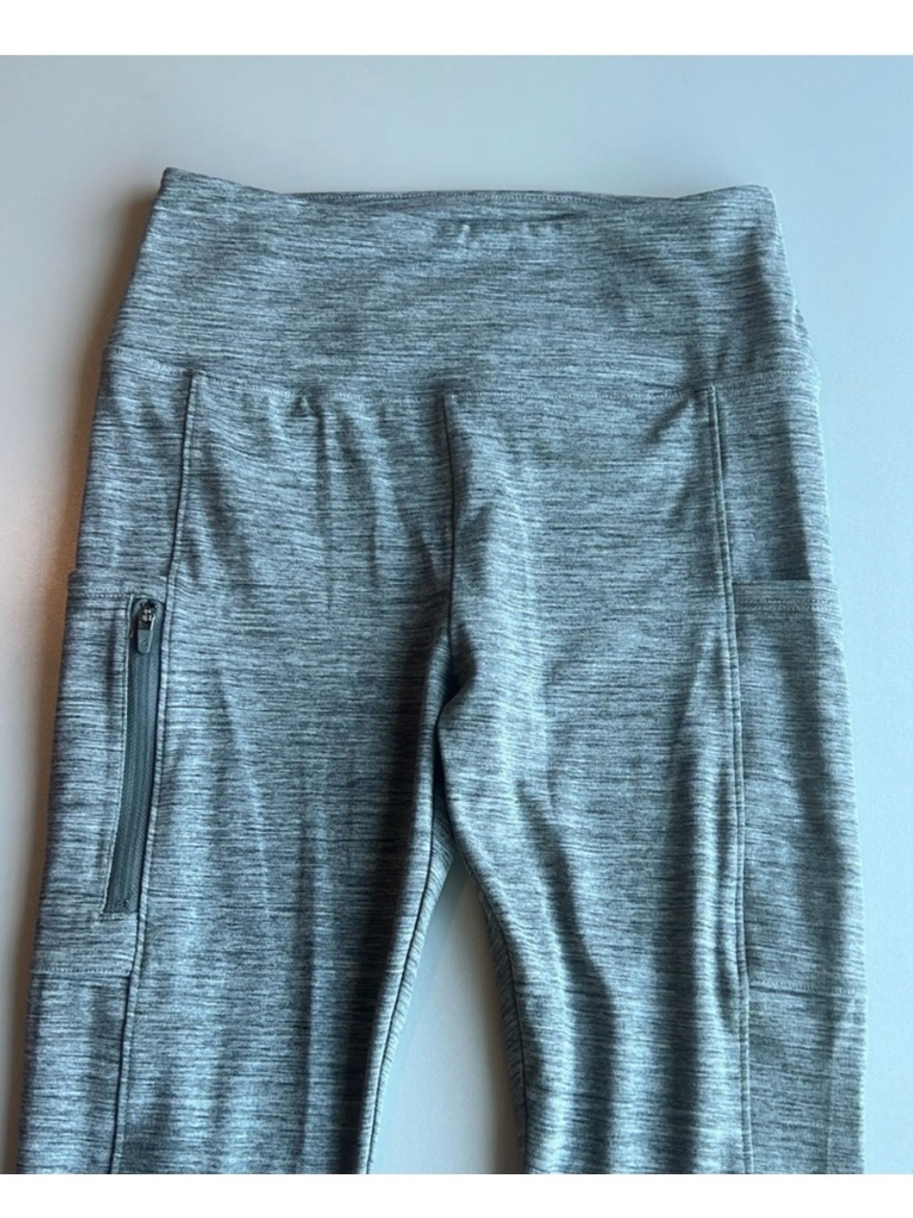 Lou & Grey Heather Gray Stretch Leggings with pockets